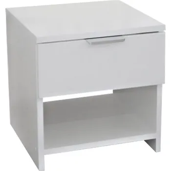 Noční stolek TEXTILOMANIE Havana bílý