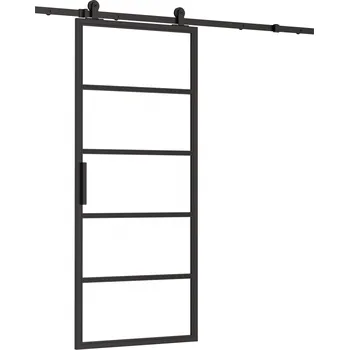 Interiérové dveře METALLIFE Industriální posuvné dveře Brescia Posuvný systém: Retro