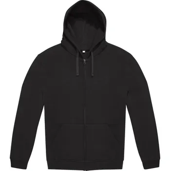 pracovní mikina B&C Mikina s kapucí B&C ID.334 Zip Hood, unisex COT01I33400202-black M Černá