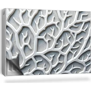 Obraz Magnetická podložka na radiátor, kryt 90 x 60 cm šedá