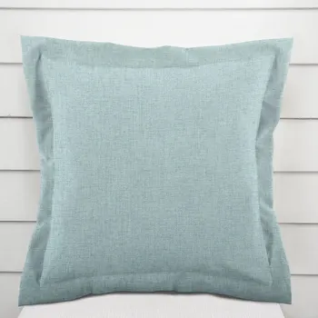 Povlak na dekorativní polštářek Dekorační povlak na polštář s lemem BKW-212 Mátově zelený žíhaný 40 x 40 cm