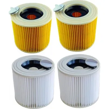 Filtr do vysavače Filtry pro KARCHER 6.414-552.0 kompatibilní 2+2ks omývatelné