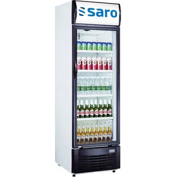 Lednice Chladnička na nápoje, reklamní panel Saro, model GTK 382