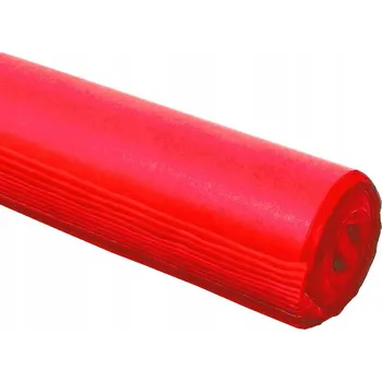 Papír Krepový Papír hladký balicí Červený Světlý 50 x 70 cm