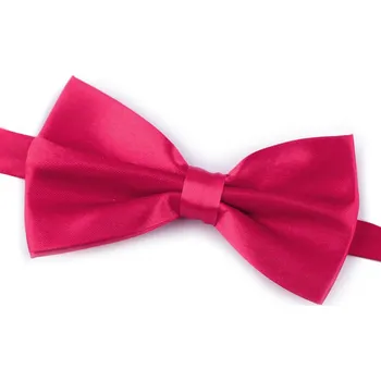 Kravata Saténový párty motýlek jednobarevný Varianta: 2 pink, Balení: 1 ks