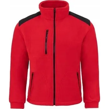 pracovní mikina Mikina fleecová červená / černá, velikost XXL