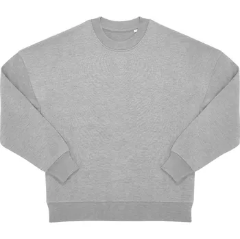 pracovní mikina B&C Mikina B&C Influence Crew, těžká oversize, unisex COT01IC0162000-sport grey XS Šedá sport