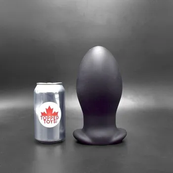 Anální kolík Topped Toys Gape Keeper 116 Obsidian, prémiový silikonový anální kolík 21 x 9,4 cm