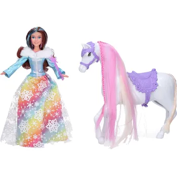 Wiky Panenka princezna s koněm a doplňky 29 cm