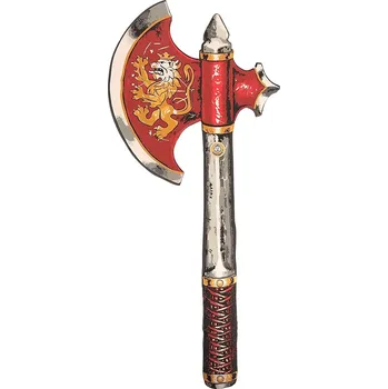 Dětská zbraň Dětská sekera Liontouch Rytířská sekera, červená