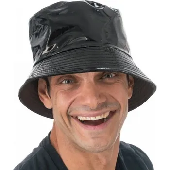 Klobouk CHAKS Klobouk černý vinylový bucket