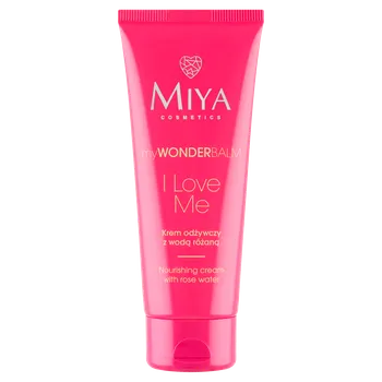 Pleťový krém Miya Cosmetics I Love Me výživný krém s růžovou vodou na obličej, 75 ml