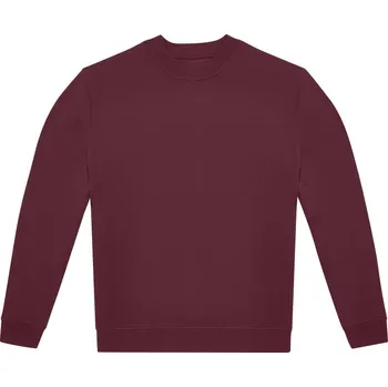 pracovní mikina B&C Mikina B&C ID.222 Crew, unisex COT01I22237002-burgundy M Burgundová