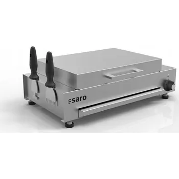 Kuchyňský gril Kontaktní elektrický gril Saro WOW GRILL EGO HOME S stříbrný/šedý 230 W