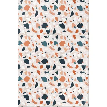 Koberec Vinylový Koberec Rozměr: 140x210 cm Pastelový vzhled dlažby, dekorativní kámen, boho styl