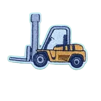 Nášivka Nažehlovací nášivka - paletový vozík (6,9 x 5,1 cm)