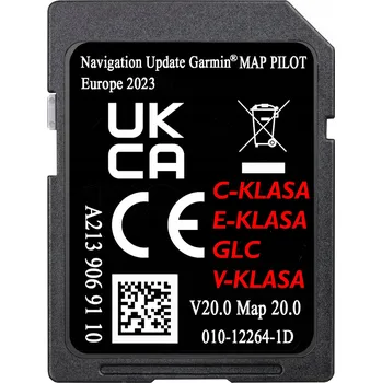 Zabezpečení domácnosti Mapa navigace Evropy Mercedes SD karta