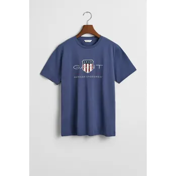 Dívčí tričko TRIČKO GANT ARCHIVE SHIELD SS T-SHIRT DUSTY NAVY