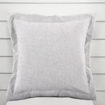 Povlak na polštářek Dekorační povlak na polštář s lemem BKW-206 Světle šedobéžové žíhání 50 x 60 cm