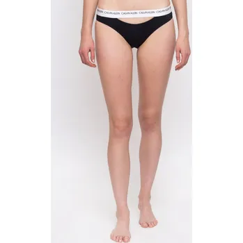 Dámské plavky Spodní díl plavek KW0KW00658-BEH černobílá - Calvin Klein černobílá L