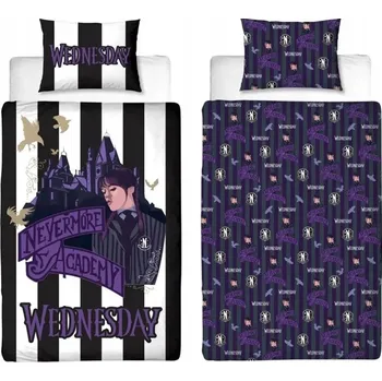 Povlečení Sada povlečení Wednesday 140 x 200 cm Oboustranný vzor