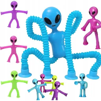 Natahovací SENZORICKÁ ANTISTRESOVÁ PŘÍSAVKA TRUBIČKY POP LED XXL