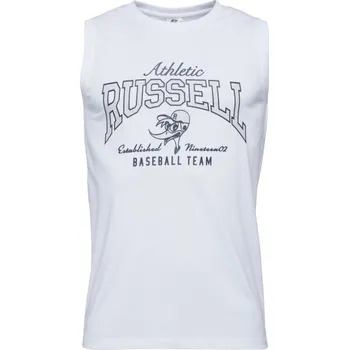 Pánské tílko Pánský nátělník Russell Athletic TANK L Bílá, Černá