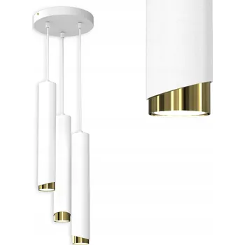 ZÁVĚSNÉ STROPNÍ SVÍTIDLO TUBUSY KOVOVÉ GU10 LOFT SPOT BÍLÉ SOPEL