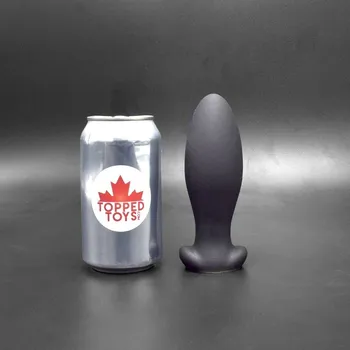 Topped Toys Gape Keeper 55 Obsidian, prémiový silikonový anální kolík 14 x 4,4 cm