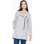 Dámský plášť M405 - Figl šedá melange 38