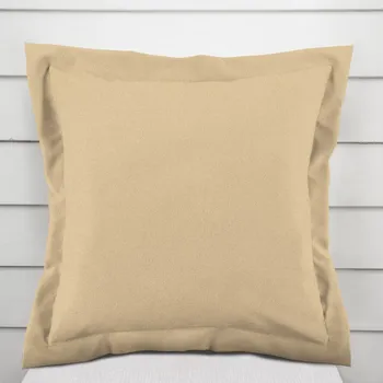 Povlak na polštářek Dekorační povlak na polštář s lemem BKS-404 Zlatavě pískový 50 x 60 cm