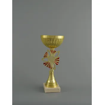 Zlatý sportovní pohár se zlatočerveným středem 23,5 - 32 cm - 28,5 cm