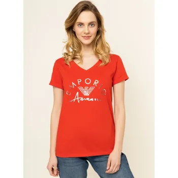 Dámské tričko 164334 0P291 00074 červená - Emporio Armani červená M
