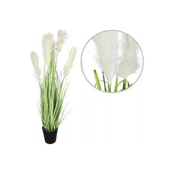 umělá květina Umělá pampová tráva krémová, výška 104 cm