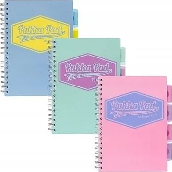 Kroužkový Blok A5 Pukka Pad 100 listů, měkká vazba