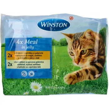 Krmivo pro kočku WINSTON MENU PRO MLSNÉ JAZÝČKY VLHKÉ KRMIVO PRO KOČKY 4X100 G