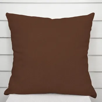Povlak na polštářek Dekorační povlak na polštář BKU-114 Čokoládově hnědý 40 x 40 cm