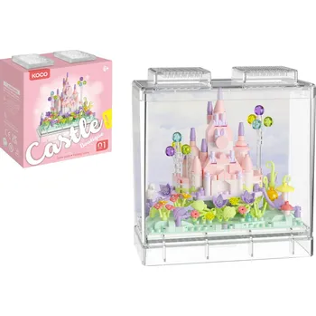 ostatní stavebnice KOCO Stavebnice mini KOCO Letní hrad plast 412ks v krabičce 11x12x5cm