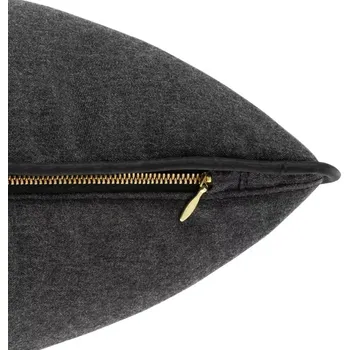 Polštář Obdélníkový dekorativní polštář EROME Sunbrella Solids šedá Agate