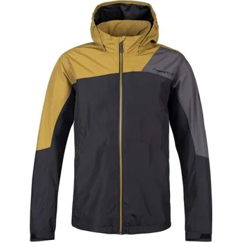 Pánská bunda Pánská větrovka s membránou Hannah MARLY M Černá, Žlutá, Tmavě šedá