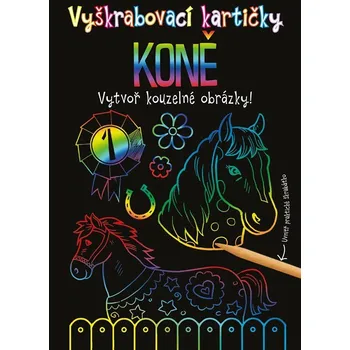 Vyškrabovací kartičky Koně