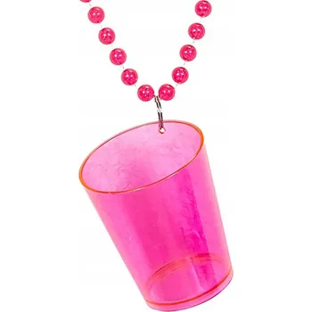 Náhrdelník Náhrdelník " Sklenička na panáky", růžový, Widmann