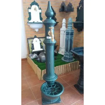 Zahradní dekorace Zahradní litinové pítko-litinový stojan na vodu