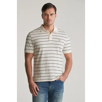 POLOKOŠILE GANT STRIPED SS POLO CREAM