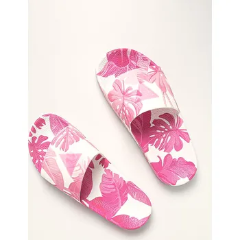 Dámské plavky Plážové pantofle E02Z12BB00F-PU28 růžovobílá - Guess růžovo/bílá 37