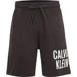 Pánské teplákové šortky KM0KM00753 - BEH Černá - Calvin Klein XL černá