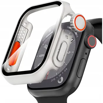 Pouzdro na mobilní telefon POUZDRO POUZDRO + SKLO pro APPLE WATCH 4 5 6 SE 44mm