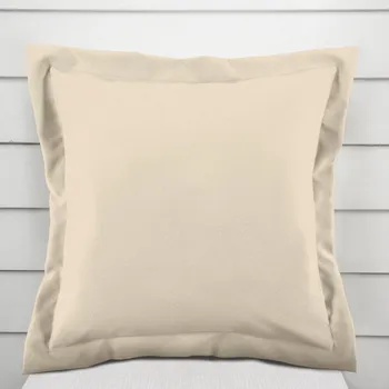 Povlak na dekorativní polštářek Dekorační povlak na polštář s lemem BKS-407 Krémově béžový 40 x 40 cm
