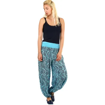 Dámské kalhoty TopMode Dámské vzorované harémové kalhoty bez kapes 315563