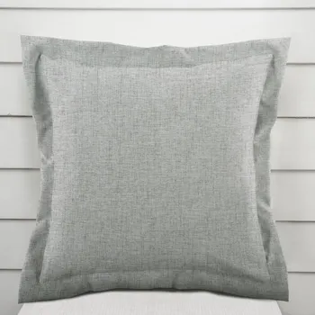 Povlak na dekorativní polštářek Dekorační povlak na polštář s lemem BKW-208 Šedé žíhání 50 x 50 cm